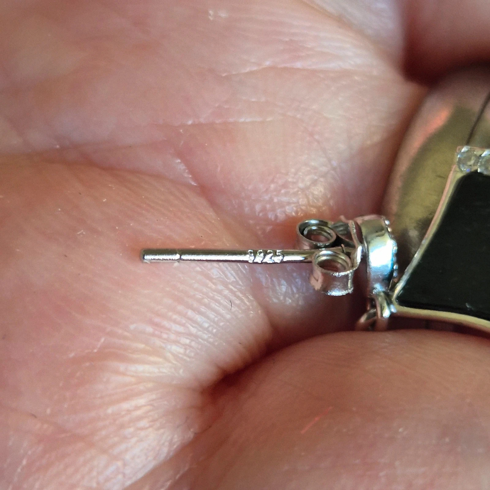 #Natuurlijke onbehandelde type A jadeïet jade S925 zilveren oorbellen – photo 6